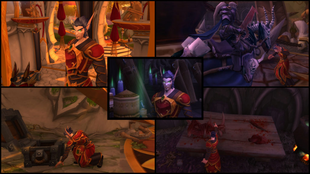 wow warcraft battle for azeroth bfa horda aliança horde ally necromante necromancer conceito concept morte death classe heróica conto Fellyand sindorei blood elf sangrento história
