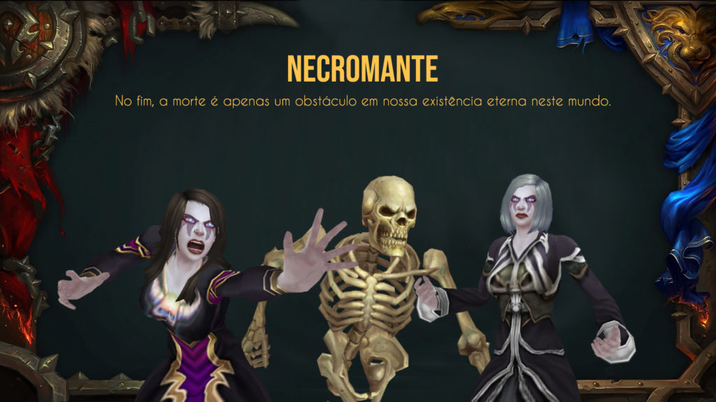 wow warcraft battle for azeroth bfa horda aliança horde ally necromante necromancer conceito concept morte death classe heróica
