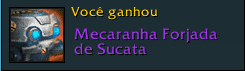 mecaranha forjada da sucata mecagon bfa conquista mestre das montarias