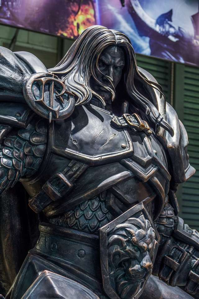 warcraft 3 iii reforged arthas menethil estatua statue rts strategy estrategia alliance aliança ally lordaeron terenas