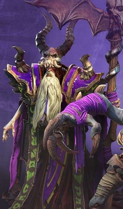 Unidade Necromante em Warcraft: Reforged