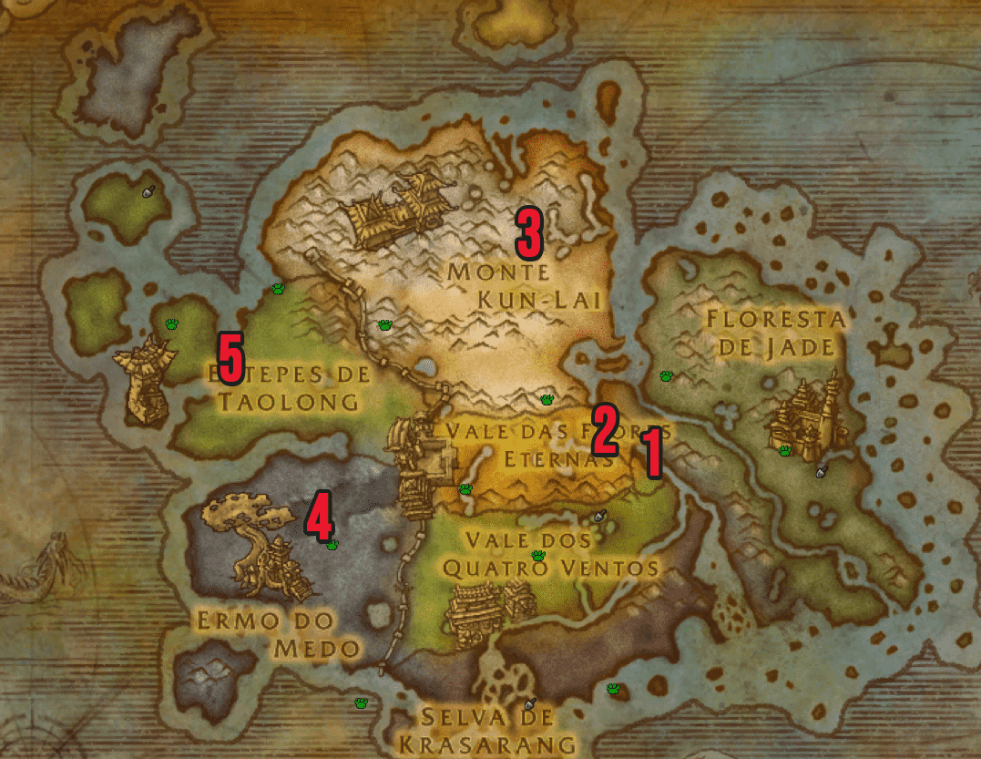 Mapa do Tesouro de Gorgrond - Item - World of Warcraft