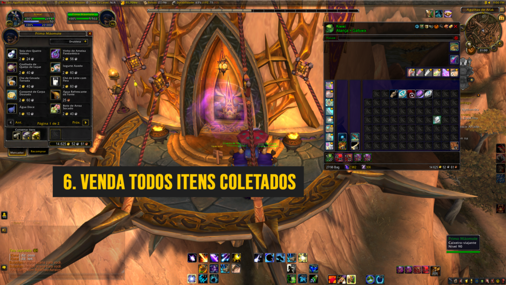 world of warcraft guia guide tutorial gold farm beiracéu skyreach 4k druida 