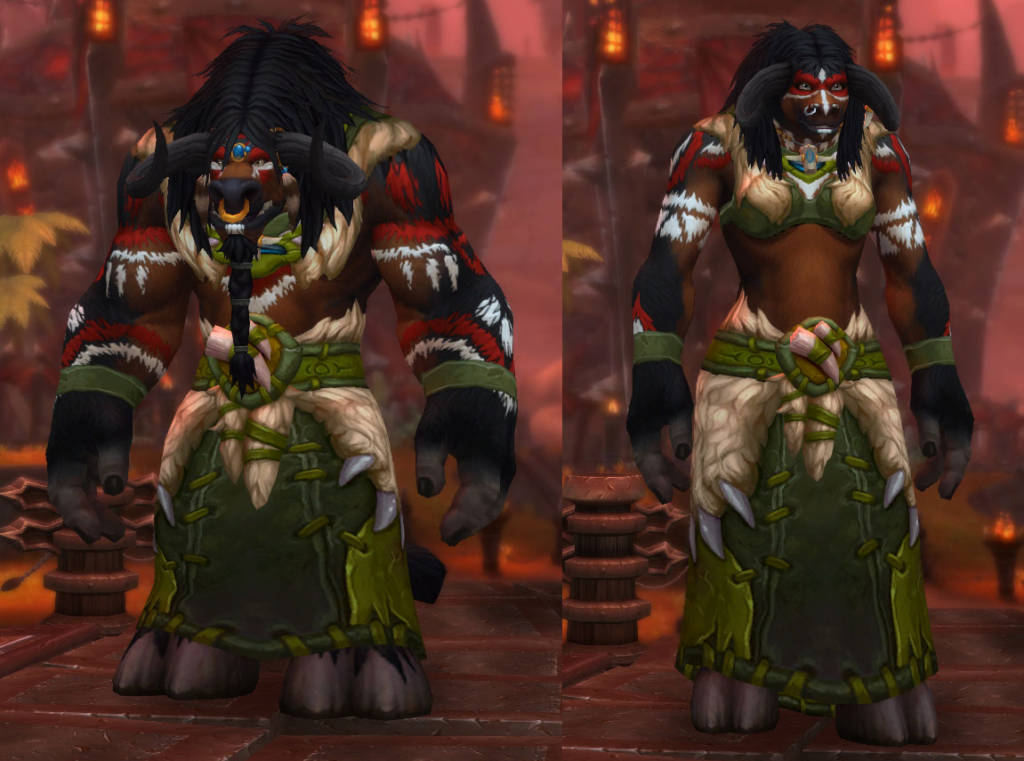 wow world of warcraft shadowlands sub-raça grimtotem tauren Tauren Grimtotem sub raça raca subraça