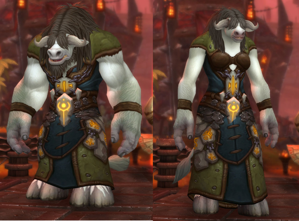 wow world of warcraft shadowlands sub-raça taunka sub raça raca subraça