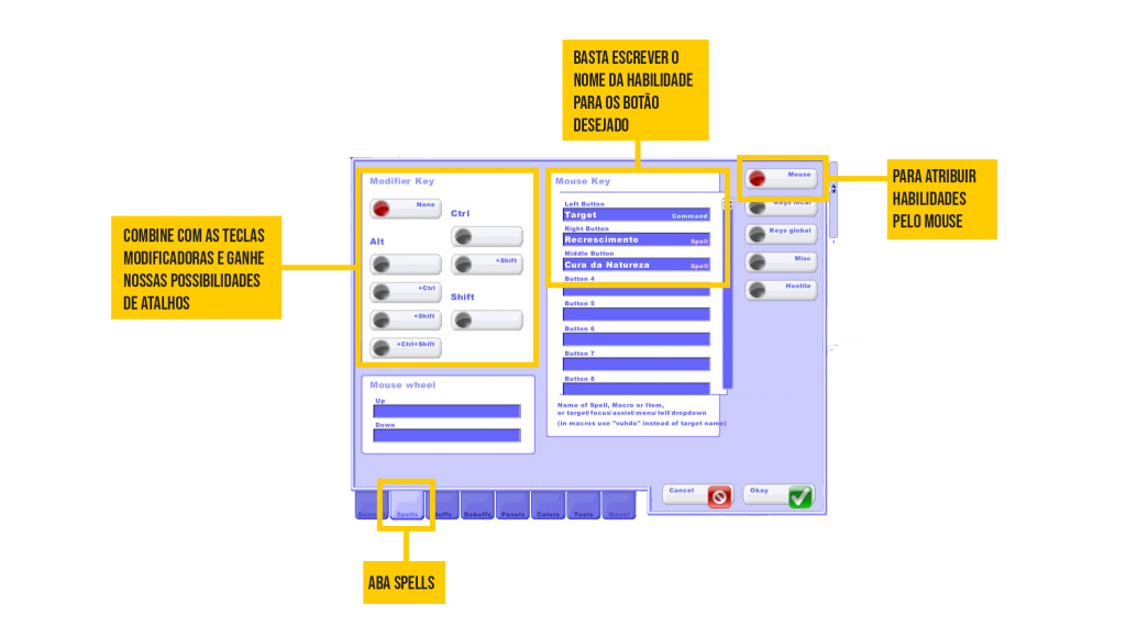 wow world of warcraft addon addons guia guide vuhdo voodoo raid frames raidframes raide interface healer curandeiro mouseover mouse over