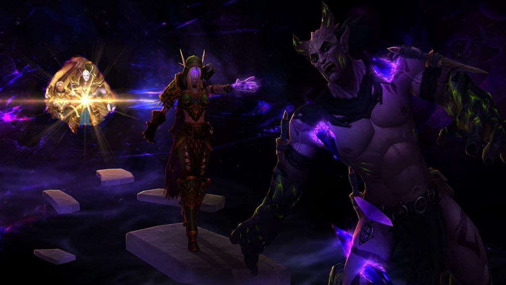 wow world of warcraft shadows rising livro book madeleine roux shadowlands sl tradução traducao translation capitulo chapter 9 nine nove arathi highlands planalto arathi turalyon ally aliança alliance alleria windrunner correventos void elf elfo elfa caotica caotico sylvana sylvannas