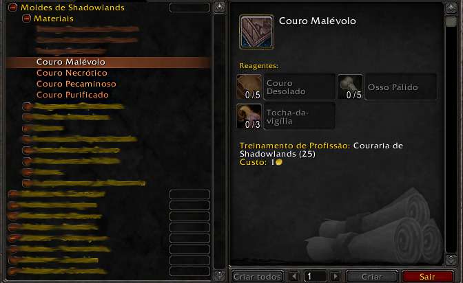 wow world of warcraft shadowlands esfolamento skinning oribos