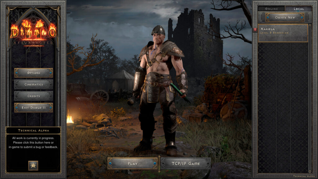 diablo 2 ressurect barbarian barbaro