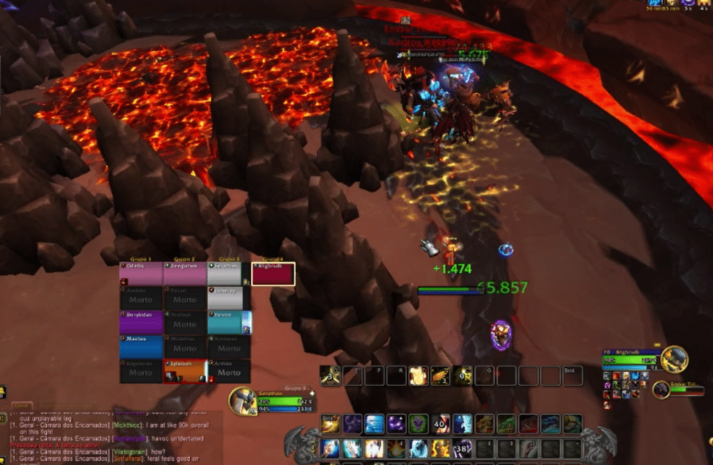 Exemplo de área caótica