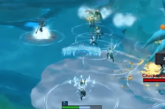 Imagem de Impacto Gélido, mecânica de Sennarth na primeira raid de Dragonflight