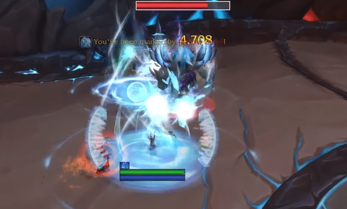 Imagem da mecânica zero absoluto, mecânica de Kurog na primeira raid de Dragonflight