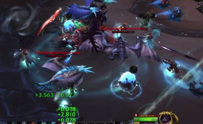 Imagem dos adds que aparecem na luta de Diurna na primeira raid de Dragonflight